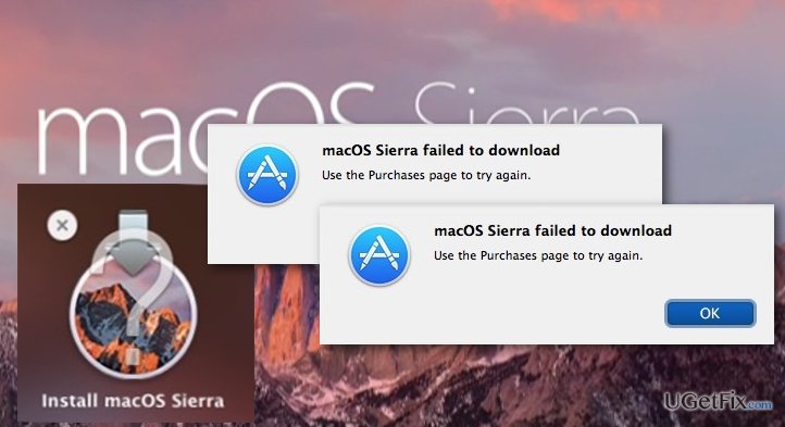 failed download error mac